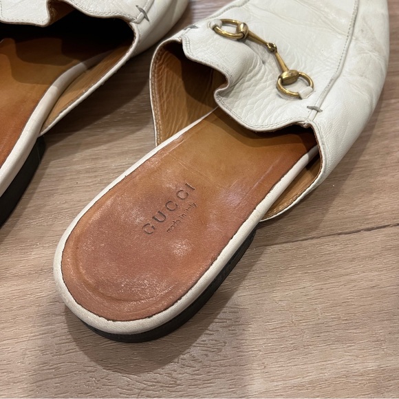 Gucci White Princeton Slip On Loafers Size 41 US 10 - Picture 4 of 7